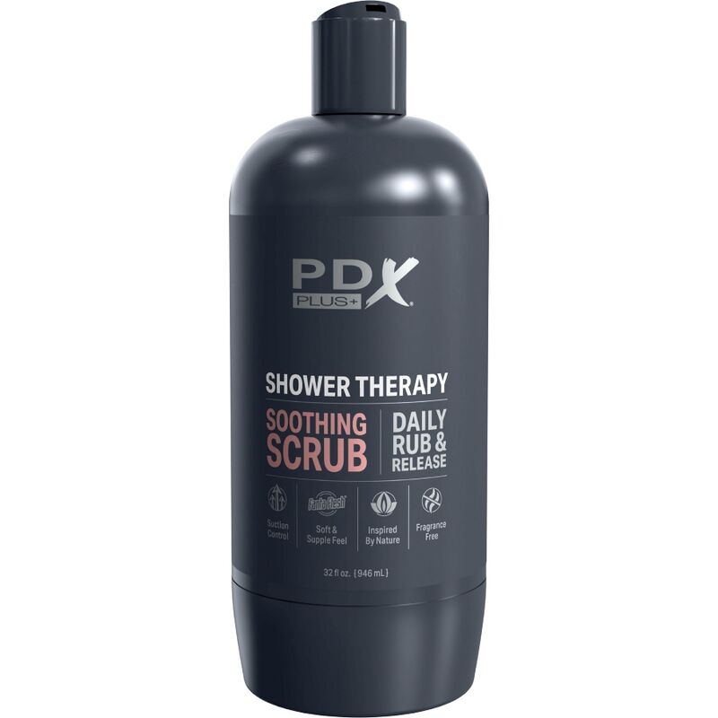 PDX Plus – Masturbateur Vagin pour Douche avec Ventouse – Shower Therapy