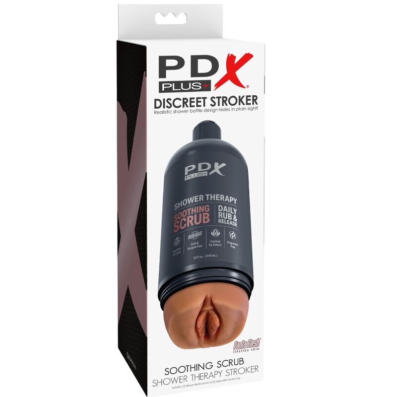 PDX Plus – Masturbateur Vagin pour Douche avec Ventouse – Shower Therapy