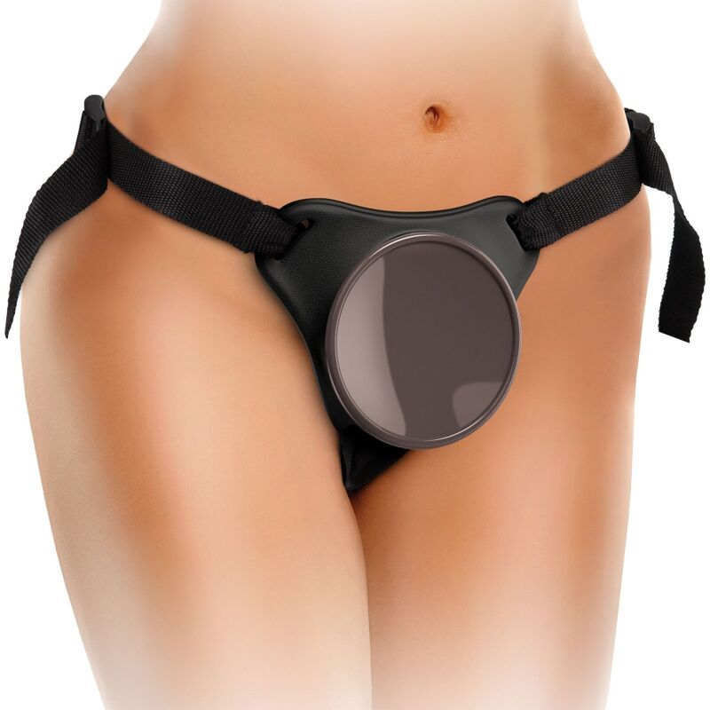 King Cock - Gode Ceinture avec Gode Ventouse + Testicules / 22 cm