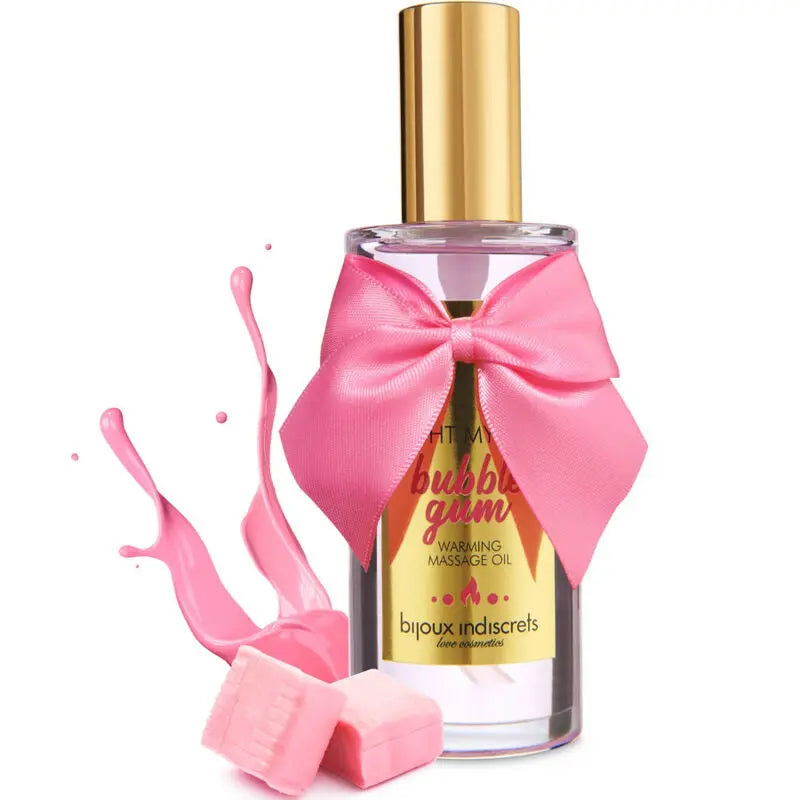 Bijoux Indiscrets - Huile de Massage Chauffante Light My Fire Bubble Gum