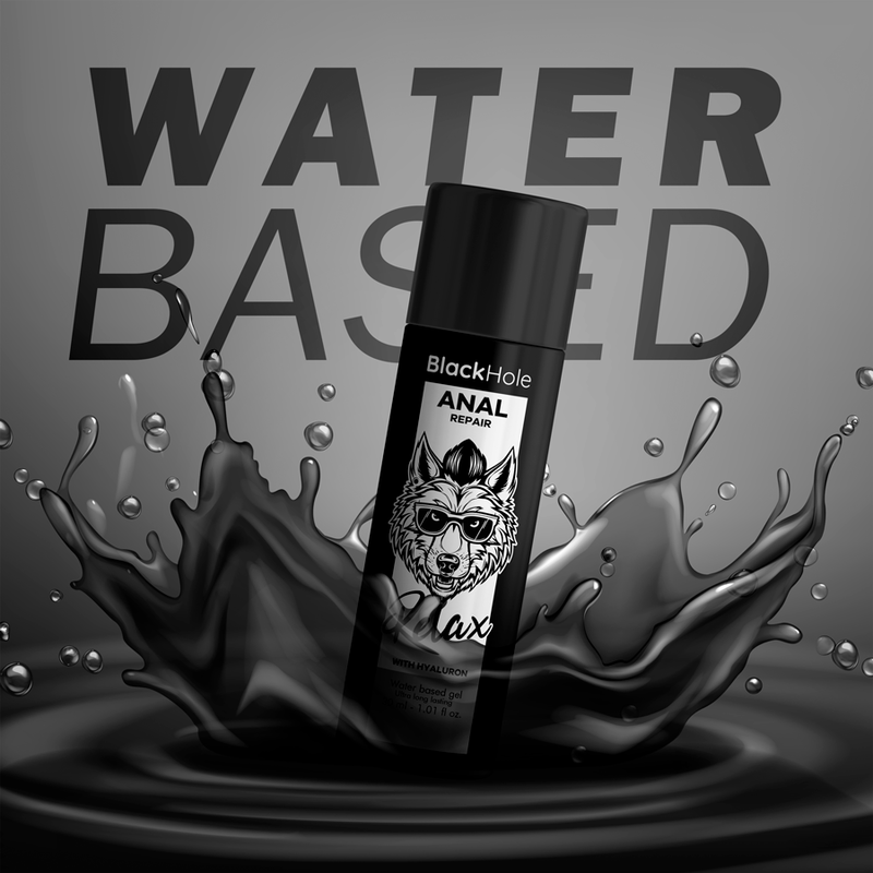 Black Hole - Lubrifiant Dilatateur Relax Réparation Anal à Base d’Eau - 30 ml