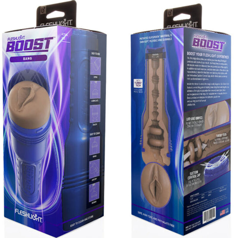 Fleshlight - Masturbateur Vagin Boost Bang - Marron