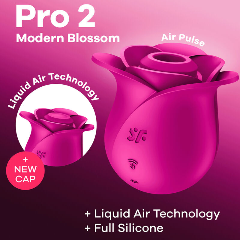 Satisfyer - Stimulateur Clitoridien Pro 2 Modern Blossom en Forme de Fleur