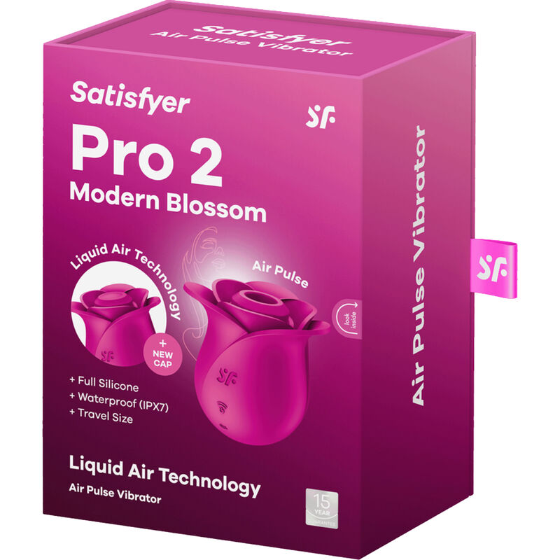 Satisfyer - Stimulateur Clitoridien Pro 2 Modern Blossom en Forme de Fleur