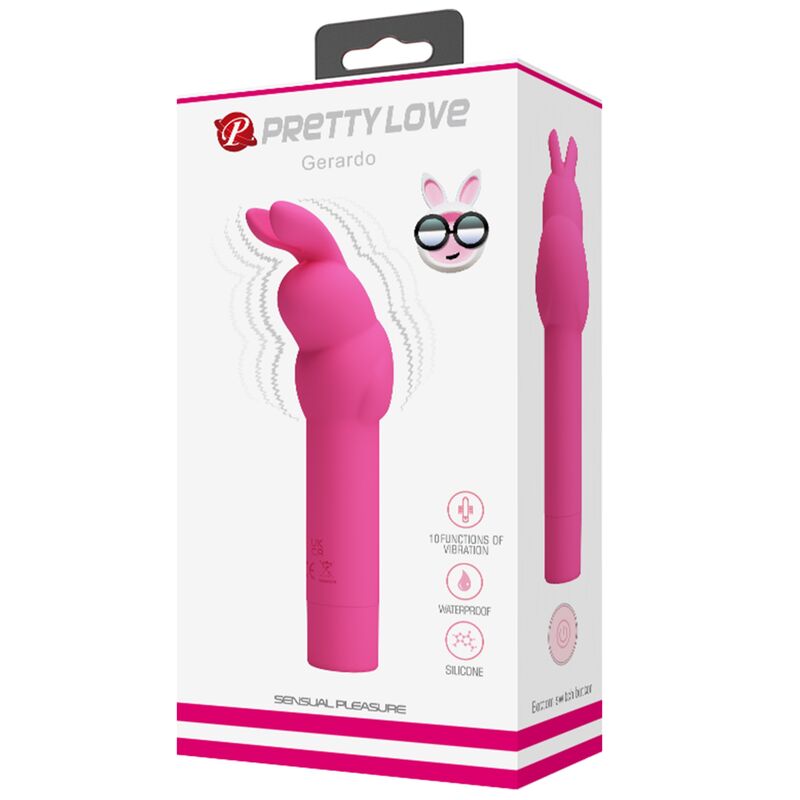 Pretty Love – Mini Vibromasseur Rabbit Gerardo Rose