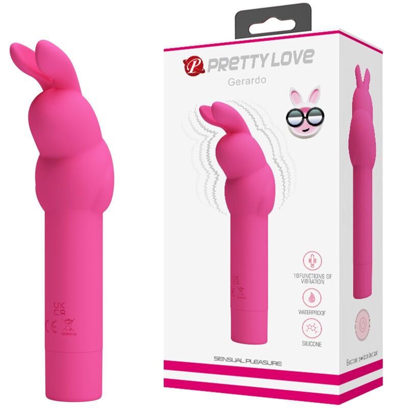 Pretty Love – Mini Vibromasseur Rabbit Gerardo Rose