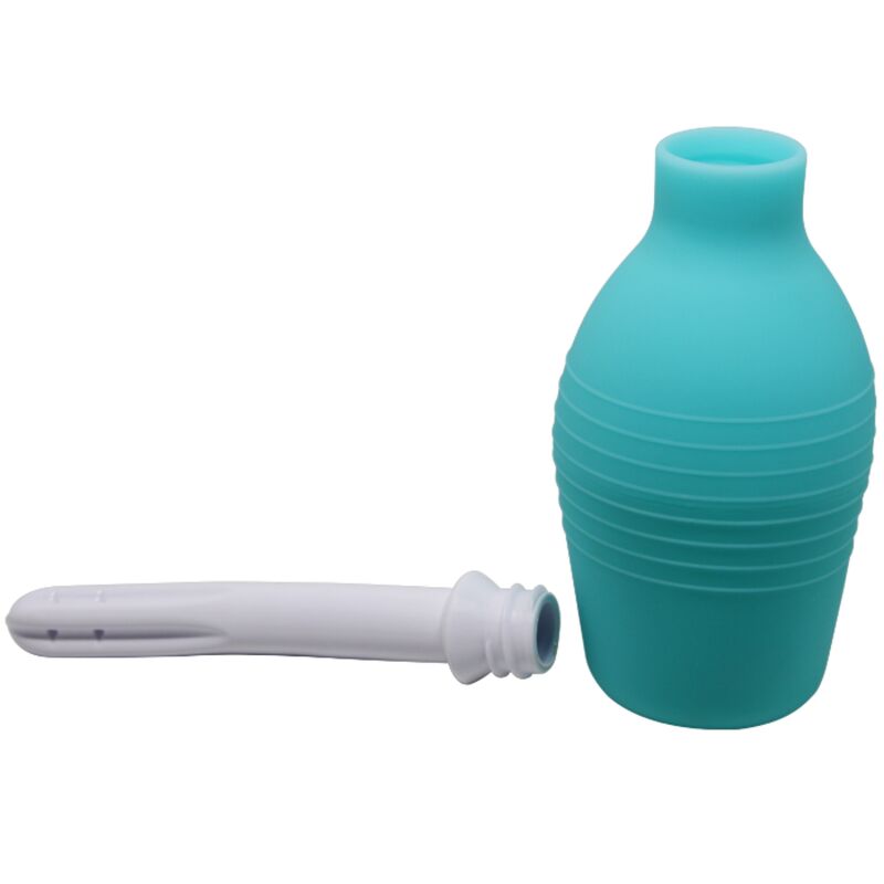 Mr Play Douche Anale en caoutchouc Bleu