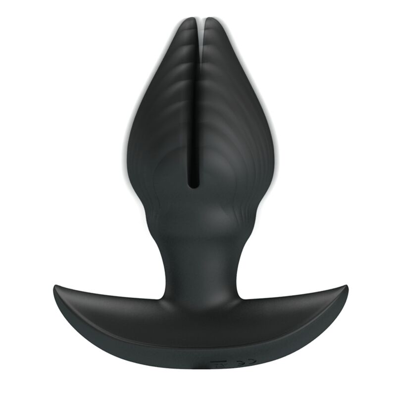 Plug Anal Gonflable en Silicone Noir - Pretty Love