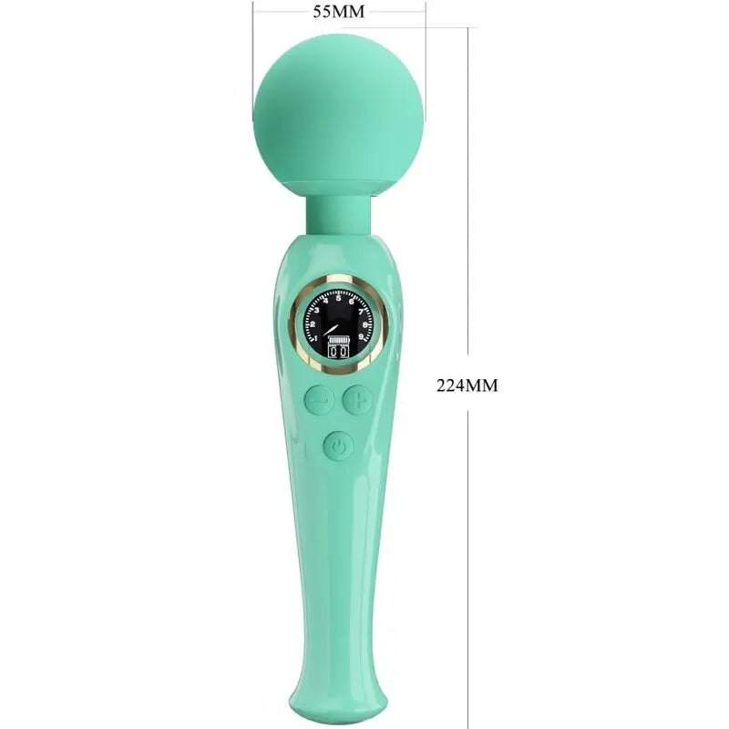 Stimulateur Wand Skyler 10 Modes Vert - Pretty Love - PRETTY LOVE LED