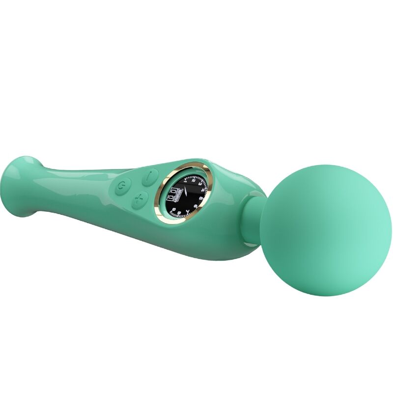 Pretty Love - Stimulateur wand Skyler 10 modes de vibration - Vert