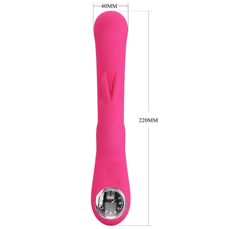 Pretty Love – Vibromasseur Rabbit Étanche et Rechargeable Rose