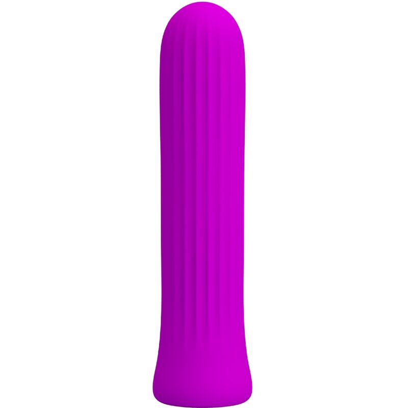 Pretty Love Mini Vibromasseur Blanche avec 12 Modes de Vibrations en Silicone Rose