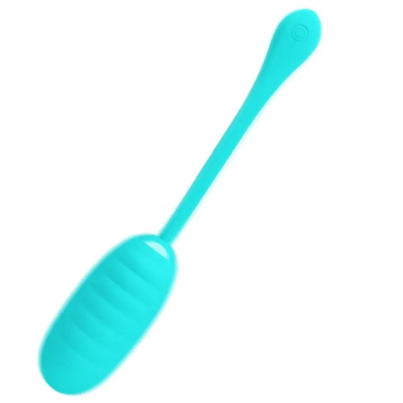 Pretty Love – Oeuf Vibrant Rechargeable en silicone – Bleu turquoise