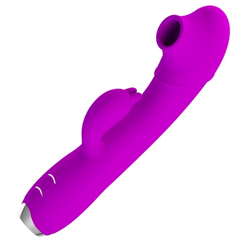 Pretty Love – Vibromasseur Rabbit à Ondes Pulsées Rechargeable Violet