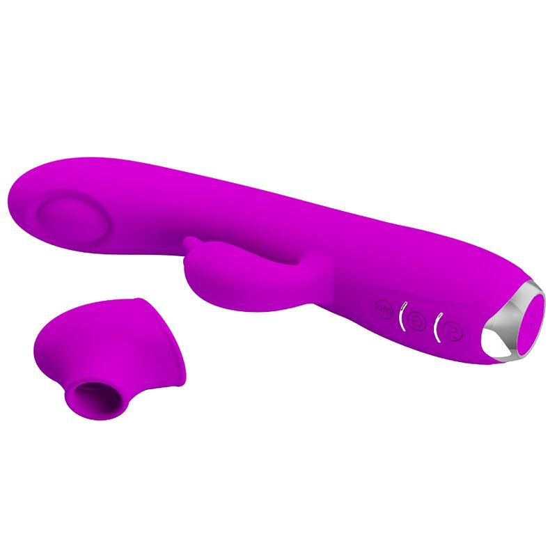 Pretty Love – Vibromasseur Rabbit à Ondes Pulsées Rechargeable Violet