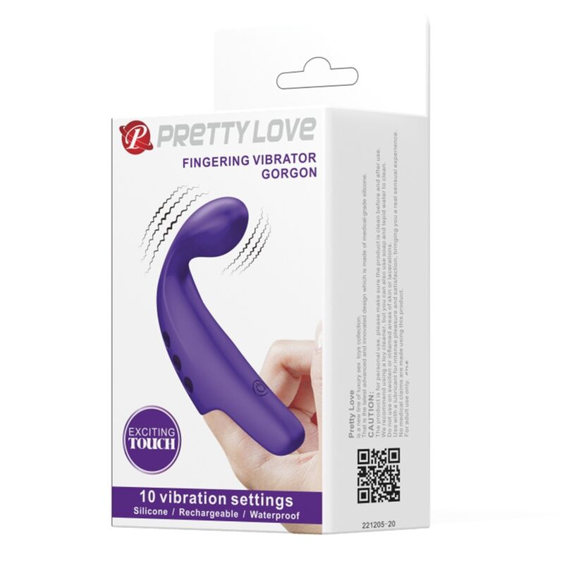 Pretty Love – Doigt Vibrant Rechargeable – Violet