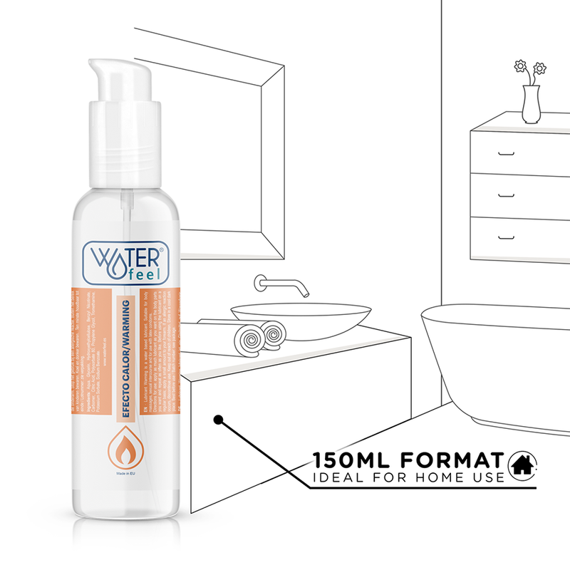 Waterfeel - lubrifiant effet chaleur 150 ml