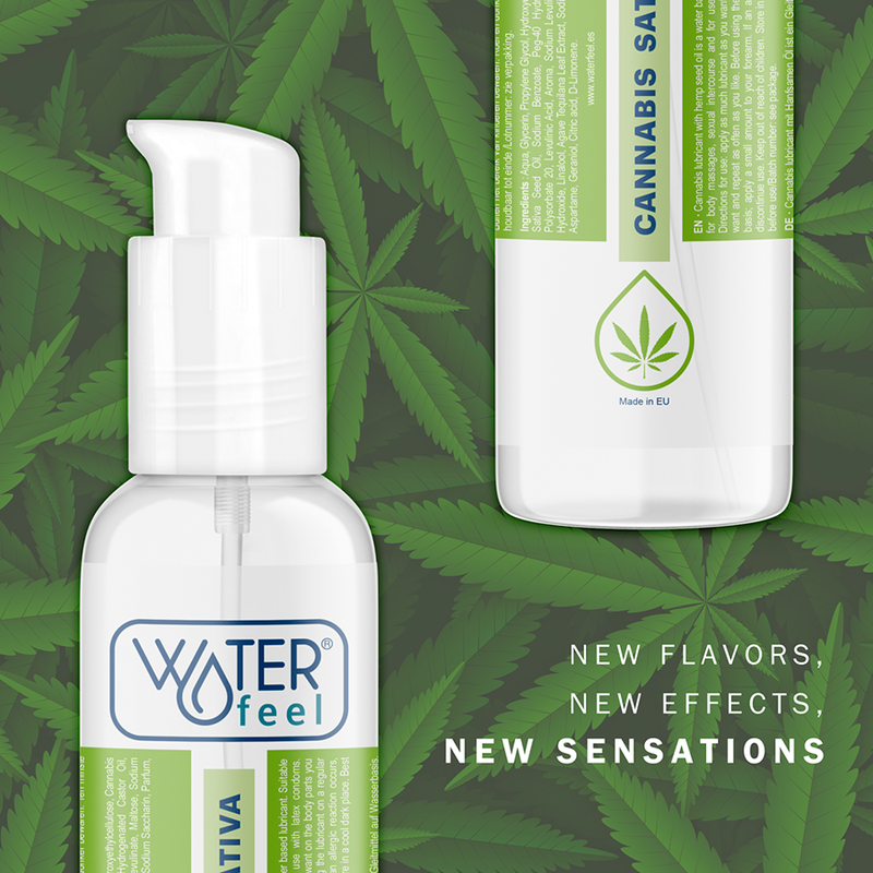 Waterfeel - lubrifiant au cannabis 150 ml
