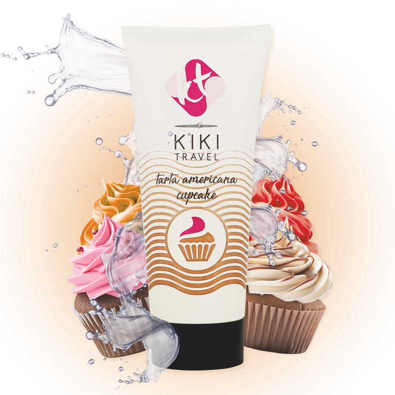 Kikí Travel - Lubrifiant Saveur Cupcake à base d’eau - 50 ml