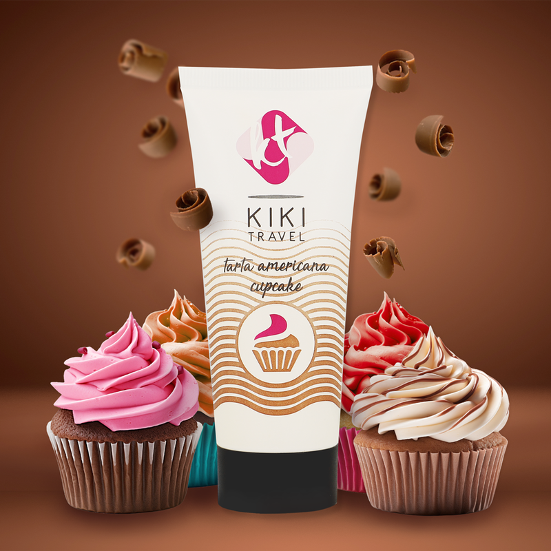 Kikí Travel - Lubrifiant Saveur Cupcake à base d’eau - 50 ml