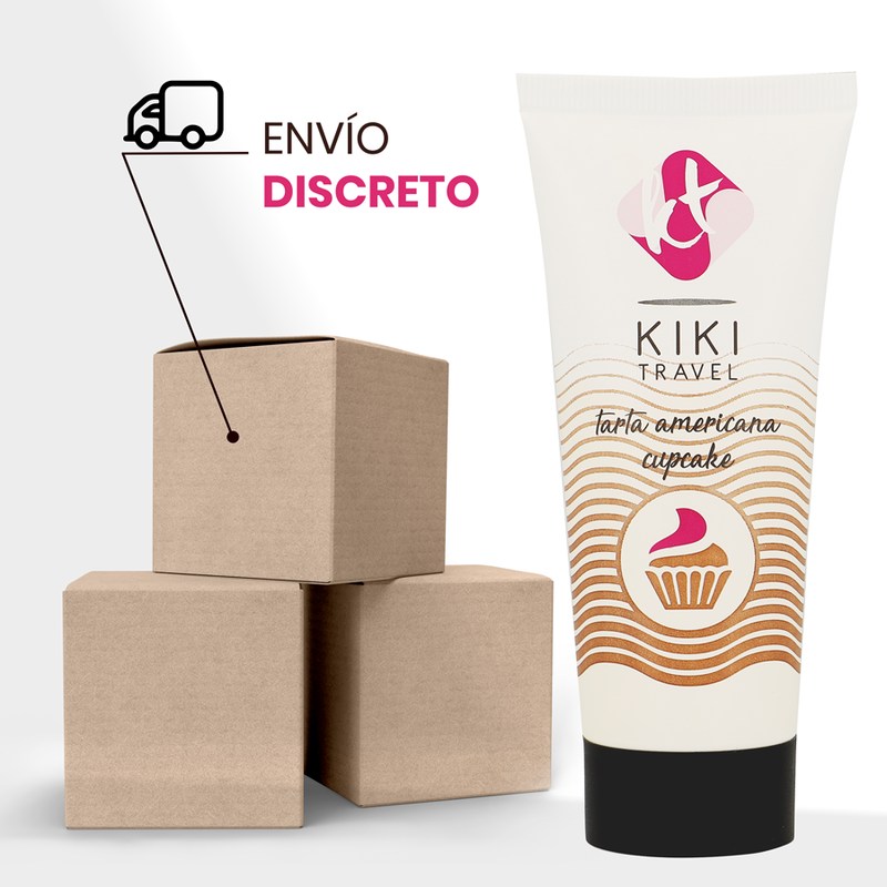 Kikí Travel - Lubrifiant Saveur Cupcake à base d’eau - 50 ml