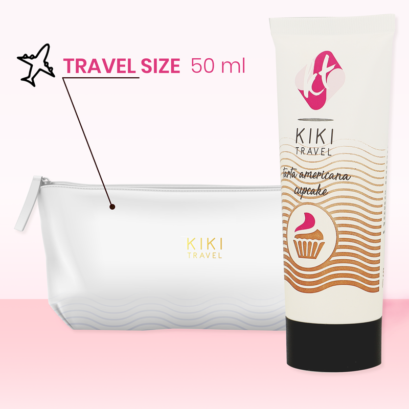 Kikí Travel - Lubrifiant Saveur Cupcake à base d’eau - 50 ml