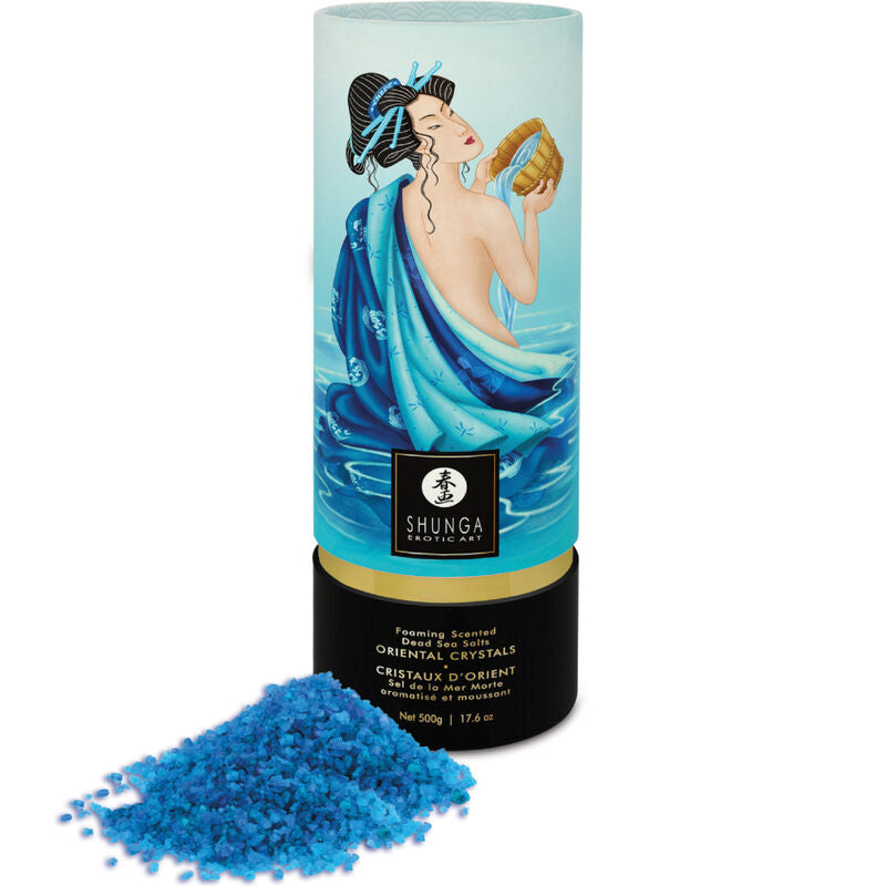Shunga Sel de Bain Moussant Cristaux d’Orient Brise d’océan