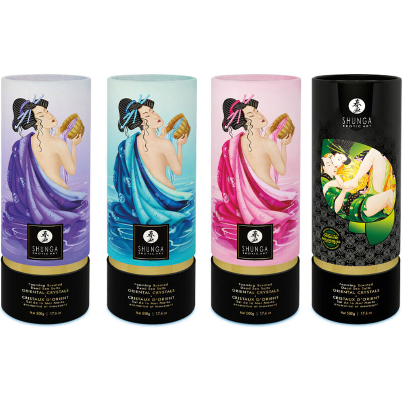 Shunga Sel de Bain Moussant Cristaux d’Orient Aphrodisiaque