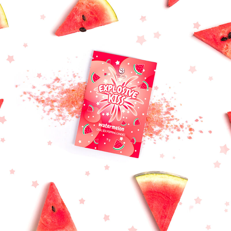 Secret Play - Bonbons Explosifs Sexe Oral - Saveur Pastèque