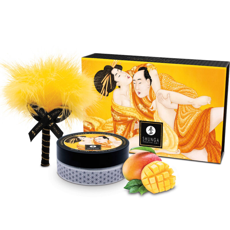 Shunga - Poudre Corporelle Mangue & Plumeau Douceur