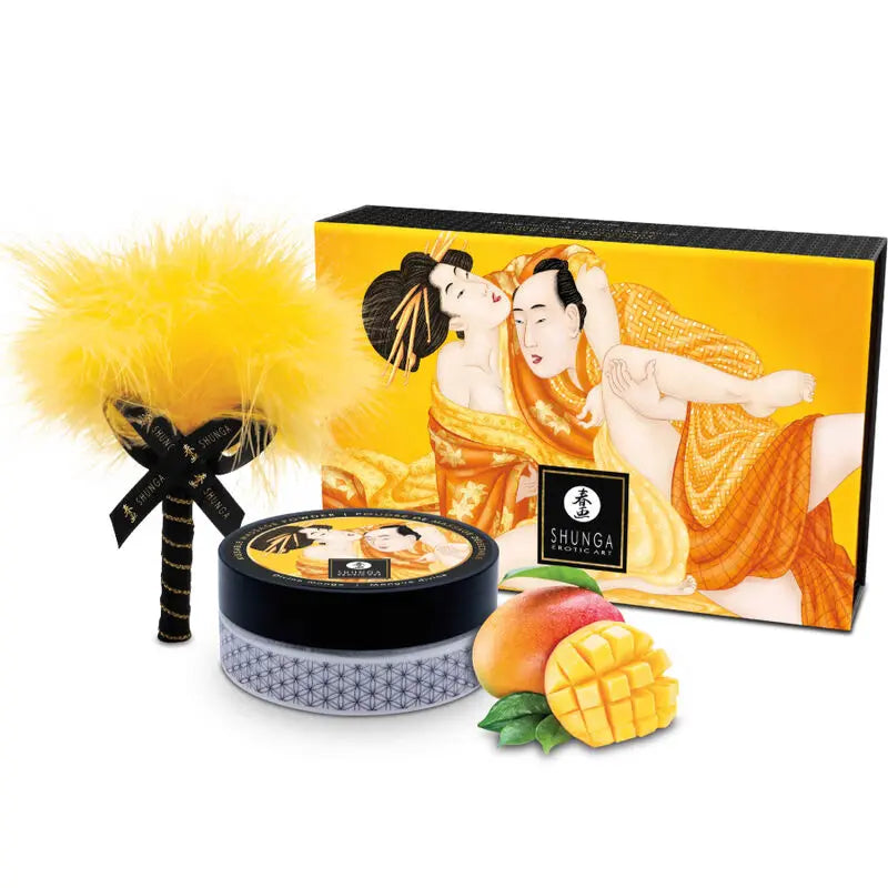 Shunga - Poudre Corporelle Mangue & Plumeau Douceur
