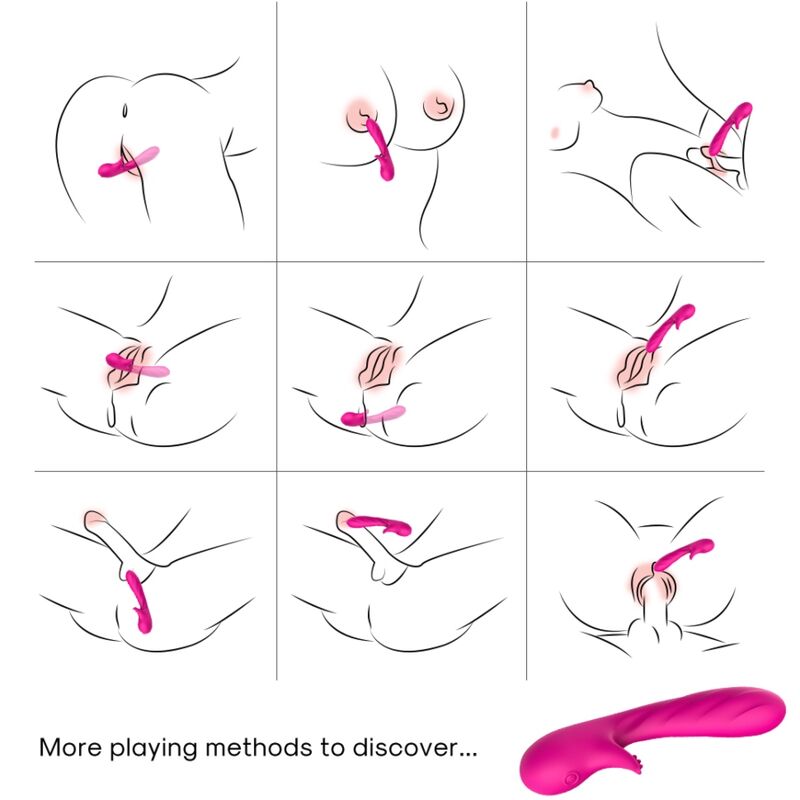 Vibromasseur Romance Stimulateur Point G Fuchsia - Armony