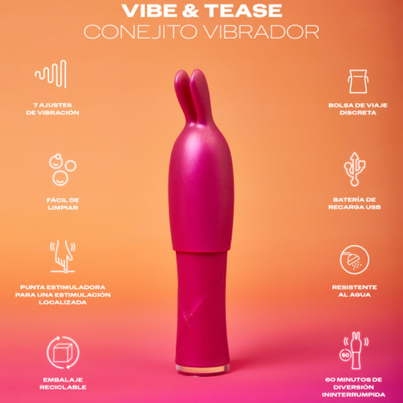 Durex - Vibromasseur Femme Étanche Vibe & Tease