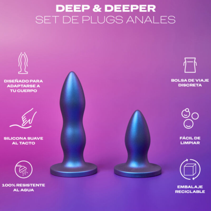 Durex - Set de Plugs Anaux Deep & Deeper