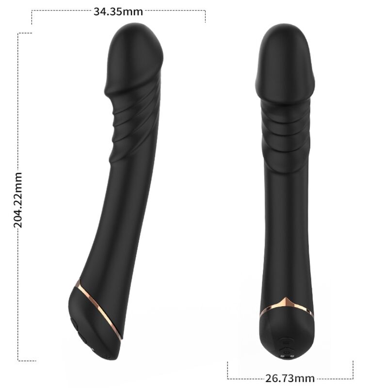 Vibromasseur Armony Silicone Noir - Armony