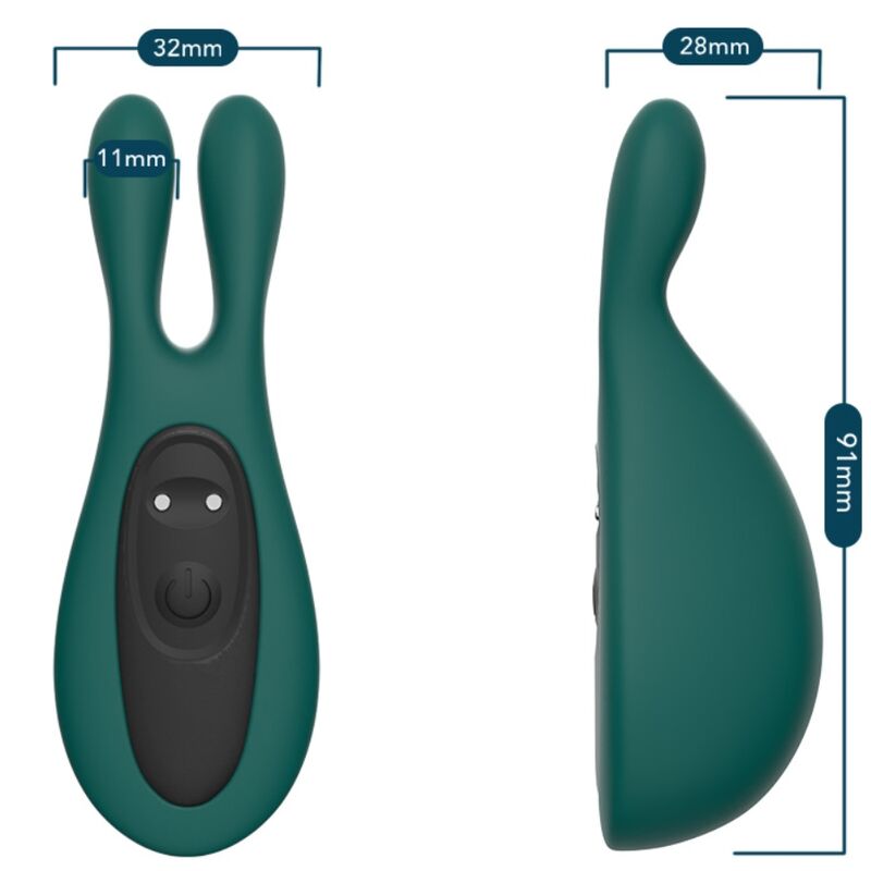 Vibrateur Lapin Stimulateur Armony Vert - Armony