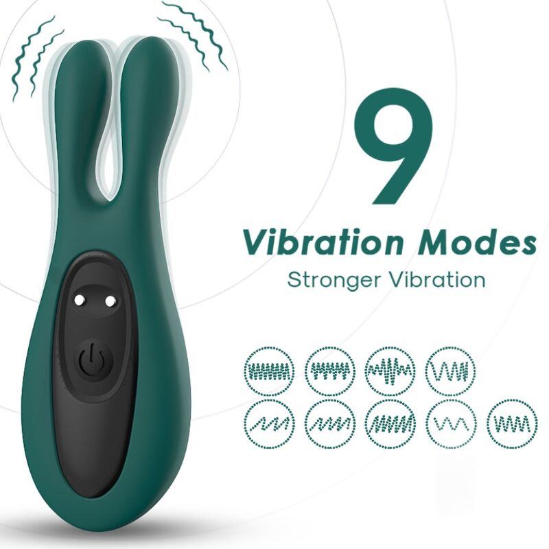 Vibrateur Lapin Stimulateur Armony Vert - Armony