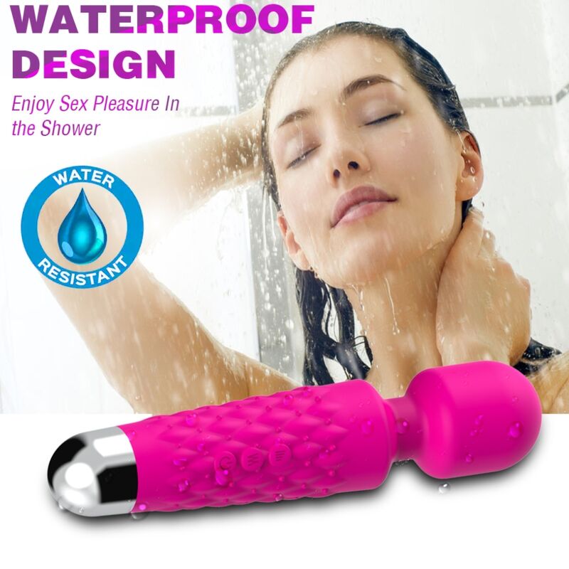 Vibrateur Masseur Postman Tête Flexible Fuchsia - Armony - Armony
