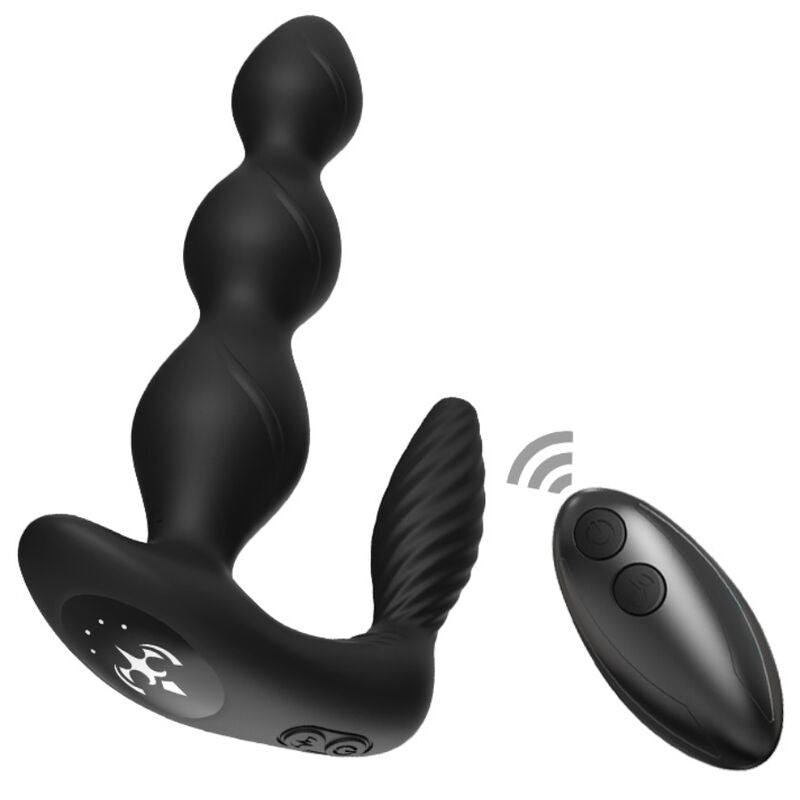 Plug Anal Vibrant ManFun avec Télécommande Noir - Armony