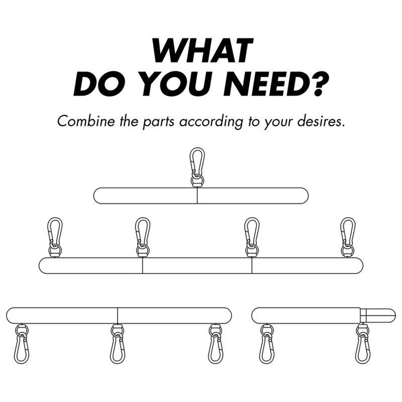 Fetish Submissive – Barre d’Écartement Réglable Bondage pieds & mains