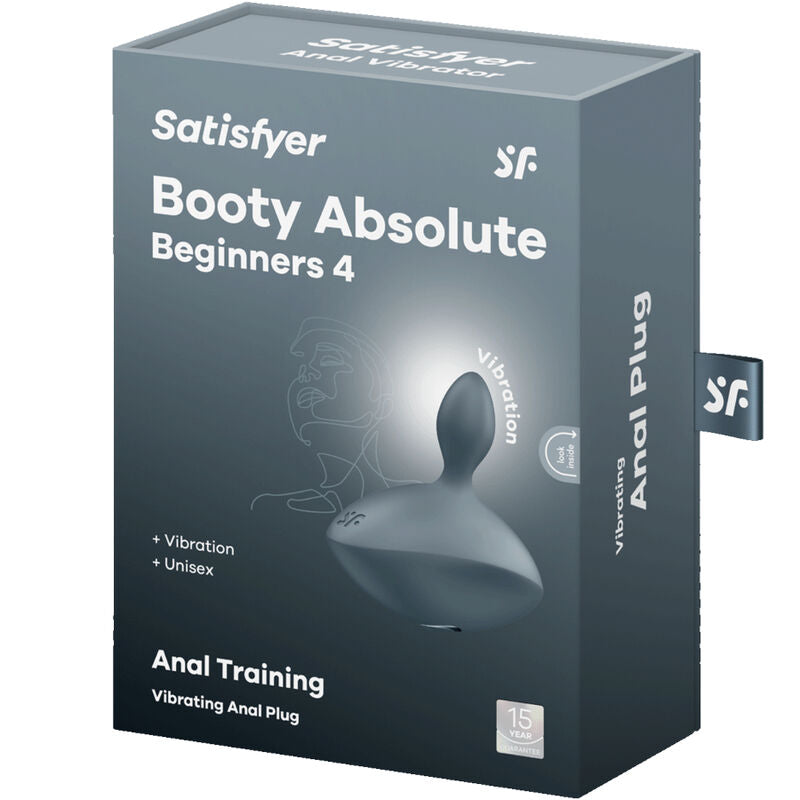 Satisfyer - Plug Anal Vibrant Booty Absolute Beginners 4 - Gris