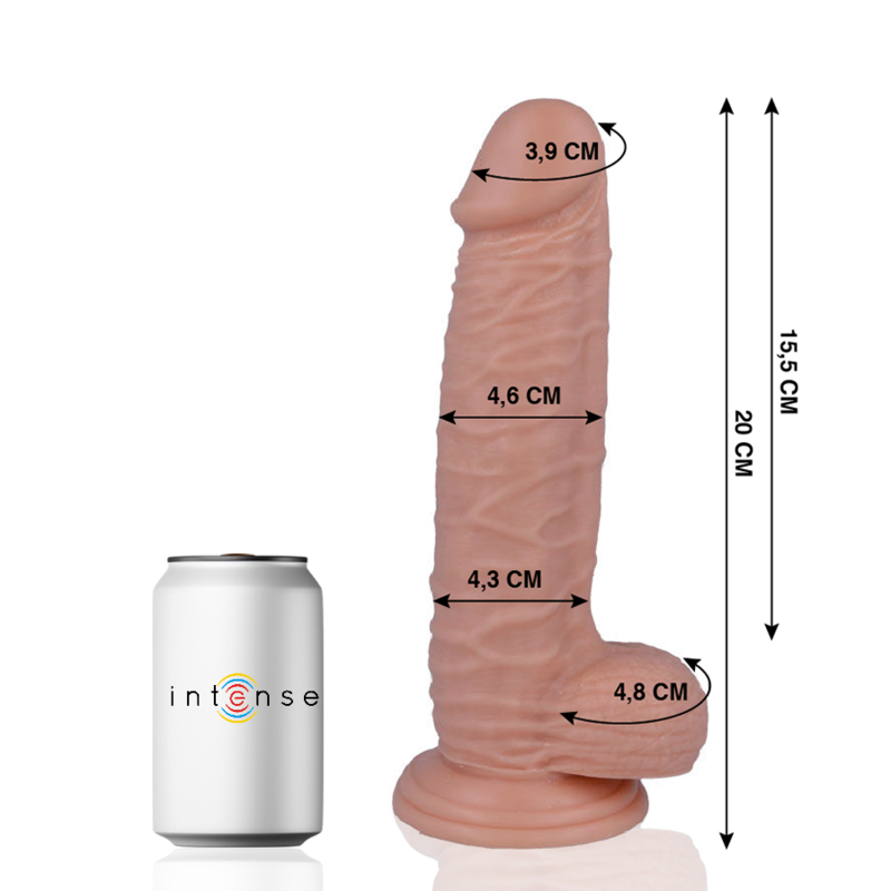 Mr intense - 20 pénis réaliste 20 cm -o- 4.6 cm