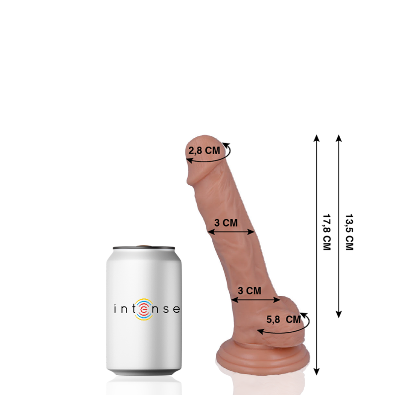 Mr intense - 9 pénis réaliste 17.8 cm -o- 3 cm