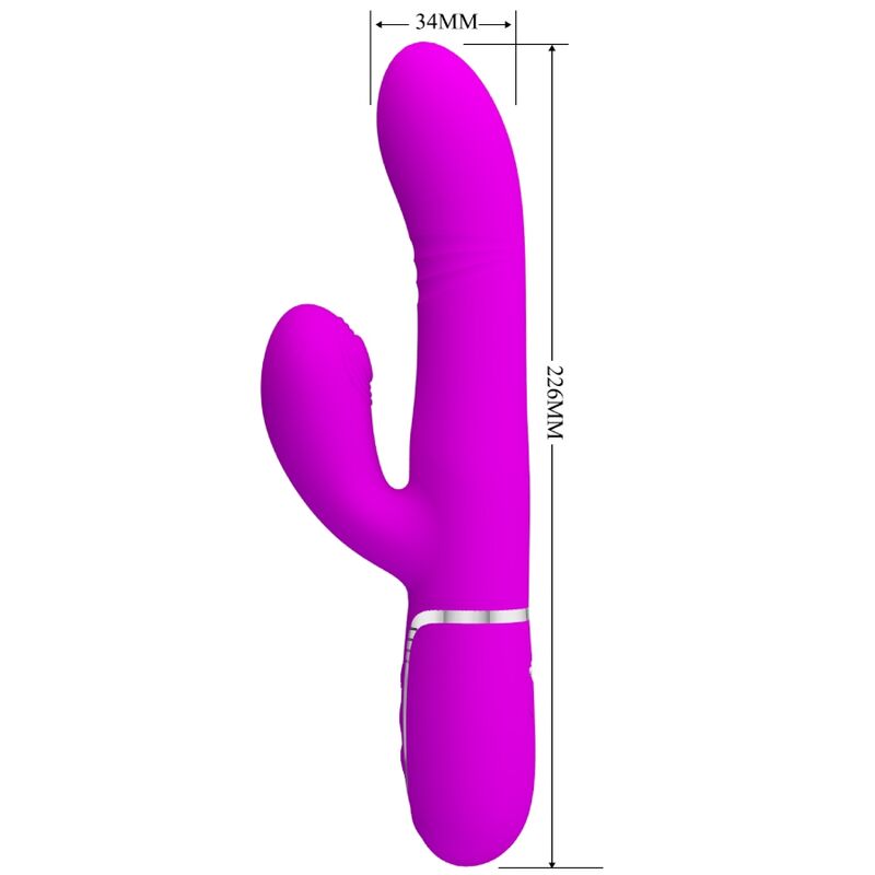 Pretty Love – Vibromasseur Rabbit 7 Modes de Vibration Fuchsia