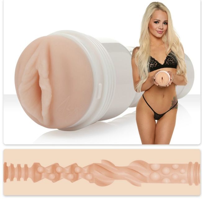 Fleshlight - elsa jean vagina tasty + lancement universel + lubrifiant qualité aqua 50 ml