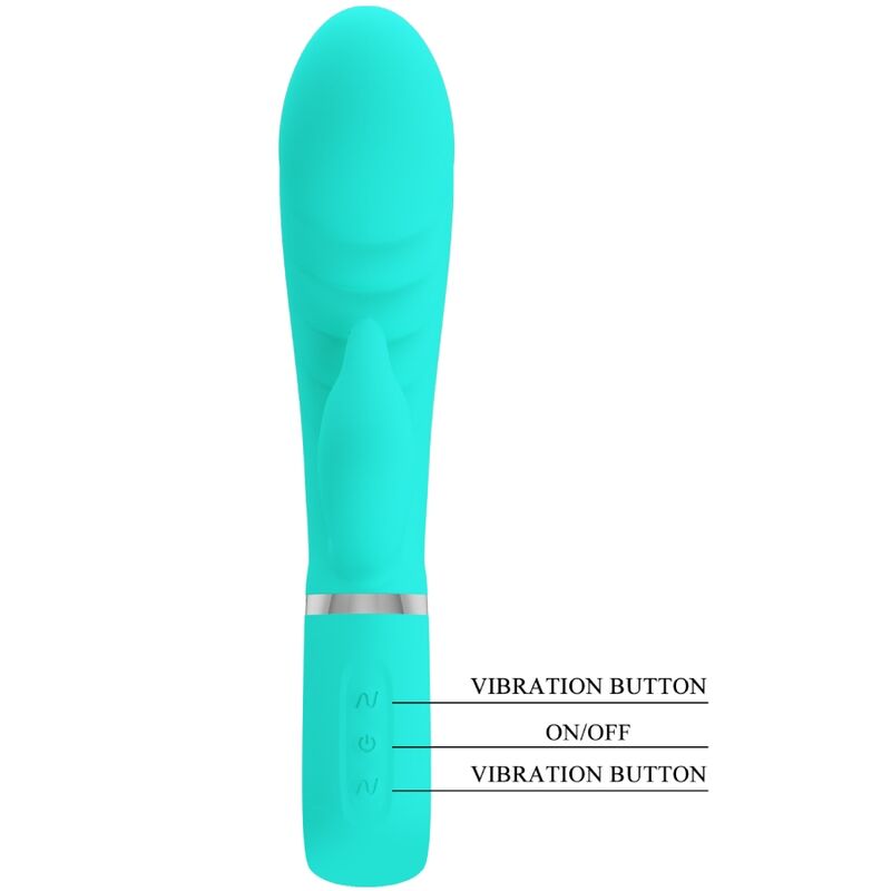 Pretty Love – Vibromasseur Multifonction Point G Prescott Vert Aqua