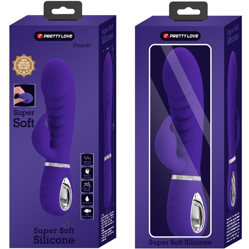 Pretty Love – Vibromasseur Multifonction Point G Prescott Violet