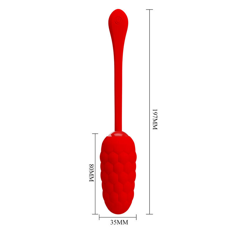 PRETTY LOVE - OEUF VIBRANT TEXTURE MARINE RECHARGEABLE ROUGE