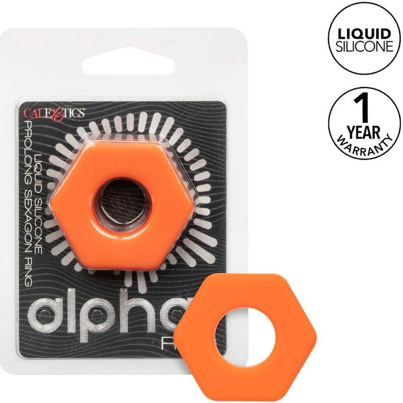 Calexotics - alpha bague prolong sexagon orange