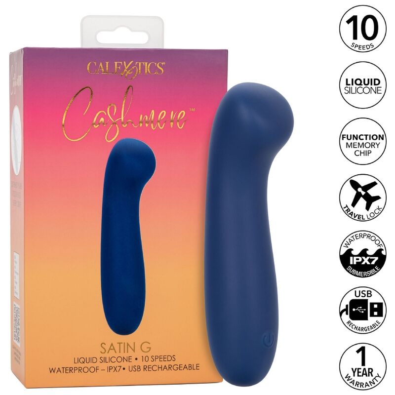 Stimulateur Point G Cashmere Satin G Bleu - CalExotics